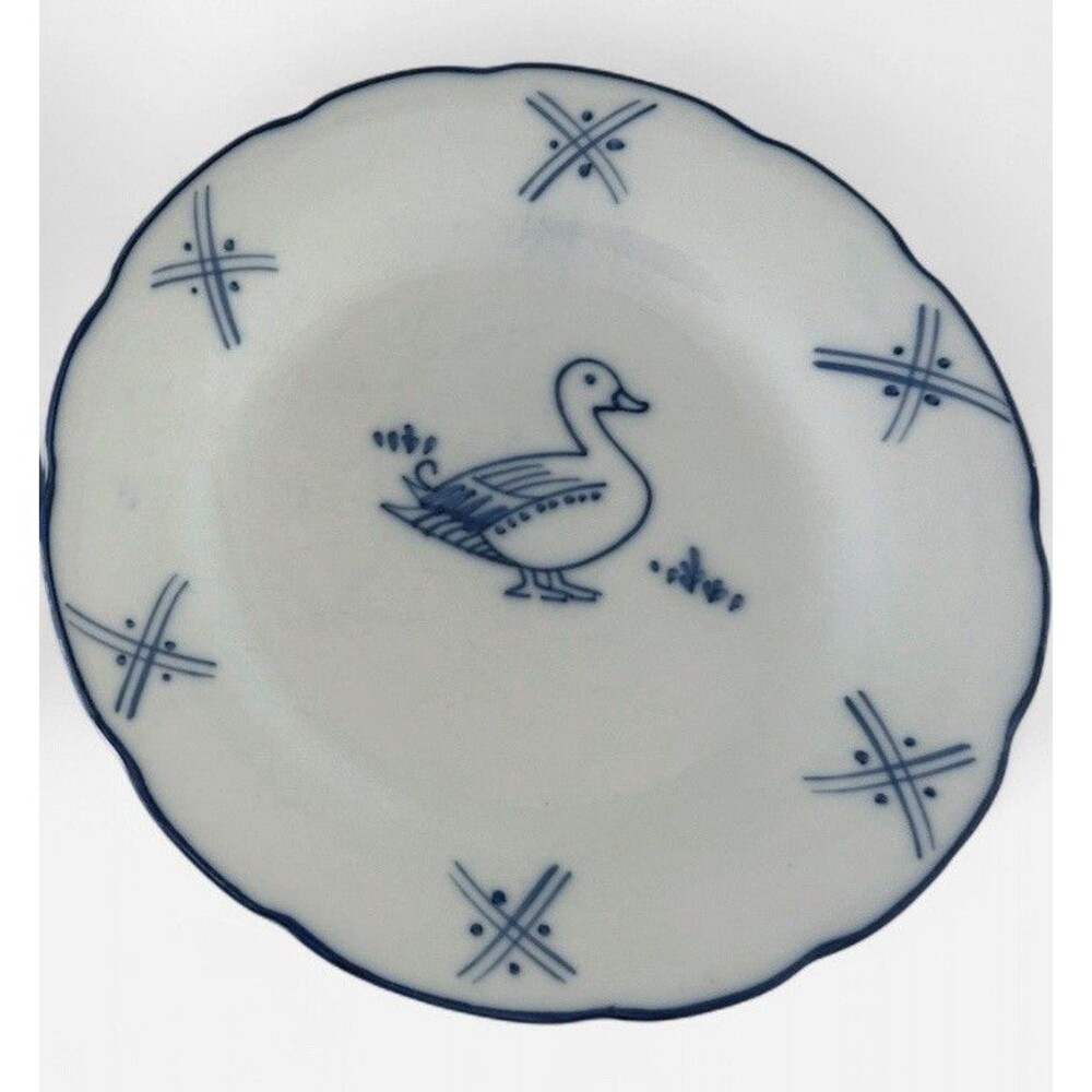 2 BIA Cordon Bleu C. Steele Hand Painted Duck (COB1) 10 1/8” Dinner Plate
